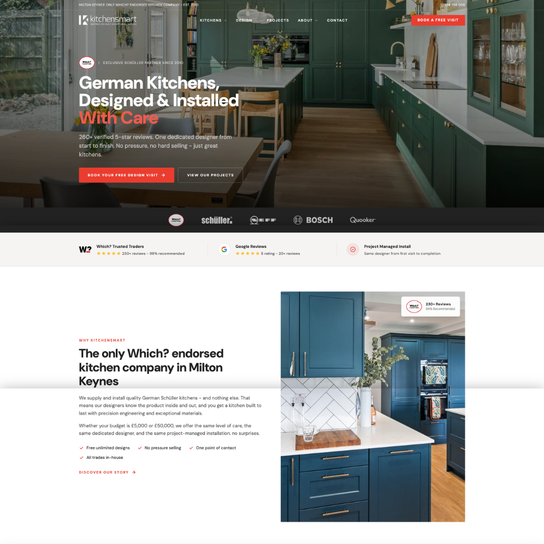 The website we built